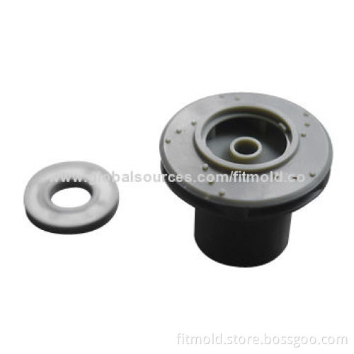 Plastic injection parts for pump rotor, made of PP or PVDF materials